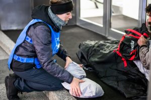 L'unità di Amici di Strada al lavoro a Milano