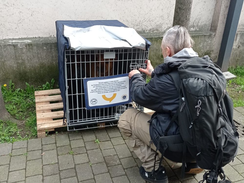 Homeless at Opera San Francesco in Milan.